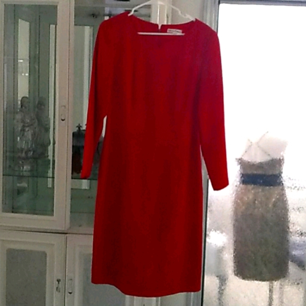 Red dress